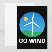 Ondersteuning van windenergie – Pro Clean Wind Pow Kaart (Voorkant / Achterkant)