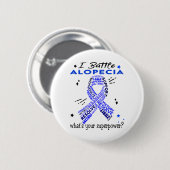 Ondersteuning voor Alopecia Warrior Gifts Ronde Button 5,7 Cm (Voorkant /achterkant)