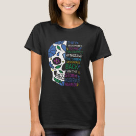 Ondersteuning voor ankylosing Spondylitis Awarenes T-shirt