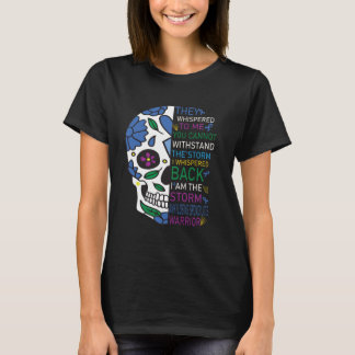 Ondersteuning voor ankylosing Spondylitis Awarenes T-shirt