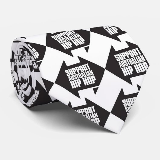 Ondersteuning voor Aussie Hip Hop Stropdas (Opgerold)