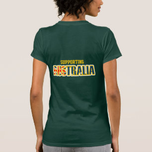 Ondersteuning voor Australische grafische T-shirt