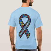 Ondersteuning voor Autism Ribbon T-Shirt (Achterkant)