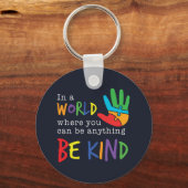 Ondersteuning voor autisme in uw wereld sleutelhanger (Voorkant)