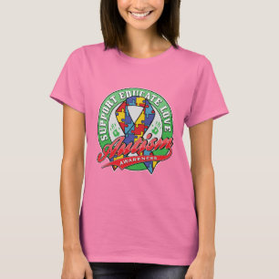 Ondersteuning voor autisme - Onderwijs - Liefde T-shirt