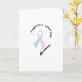 Ondersteuning voor Baby-verlies tijdens de zwanger Kaart (Gele Bloem)