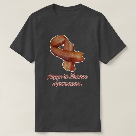 Ondersteuning voor Bacon Awareness T-shirt (Design voorkant)