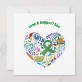 Ondersteuning voor bewustwording over de ziekte va kaart (Voorkant)