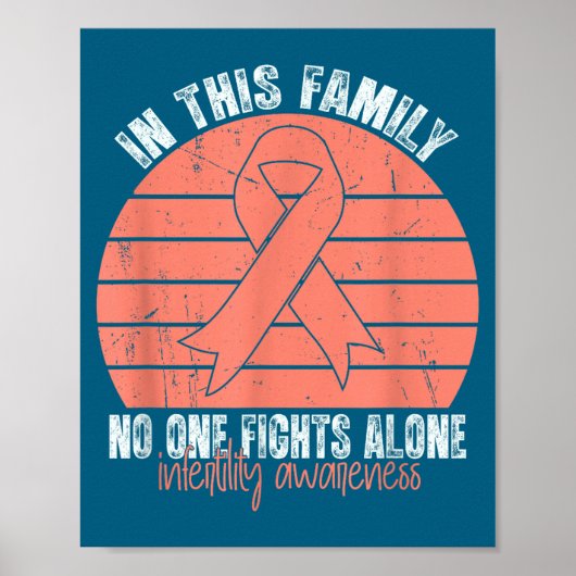 Ondersteuning voor bewustzijn van onvruchtbaarheid poster (Voorkant)