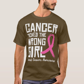 Ondersteuning voor borstkanker heeft de t-shirt