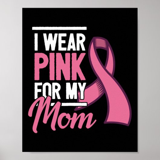 Ondersteuning voor borstkanker poster (Voorkant)