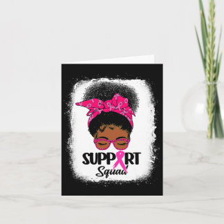 Ondersteuning voor borstkanker Squad Black Women Kaart