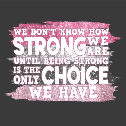 Ondersteuning voor borstkanker sticker (Voorkant)