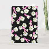 Ondersteuning voor borstkanker Survivor Pink Ribbo Kaart (Voorkant)