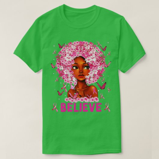Ondersteuning voor borstkanker Warrior Awareness G T-shirt (Design voorkant)