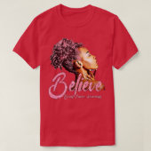 Ondersteuning voor borstkanker Warrior Awareness G T-shirt (Design voorkant)