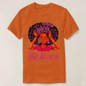 Ondersteuning voor borstkanker Warrior Awareness G T-shirt (Design voorkant)