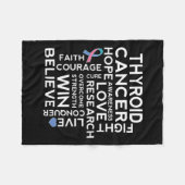 Ondersteuning voor Cancer Awareness Walk Fleece Deken (Voorkant (Horizontaal))