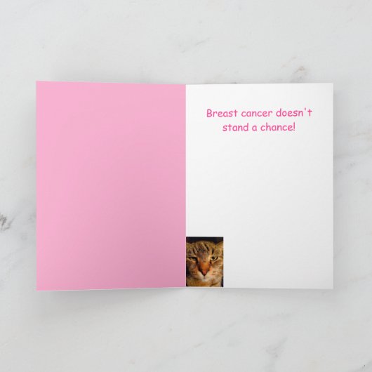Ondersteuning voor Cat Breast Cancer Kaart (Binnen)