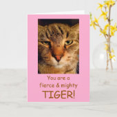 Ondersteuning voor Cat Breast Cancer Kaart (Gele Bloem)