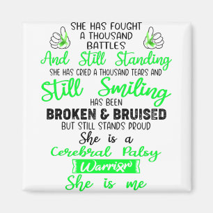 Ondersteuning voor Cerebral Palsy Warrior Gifts Magneet