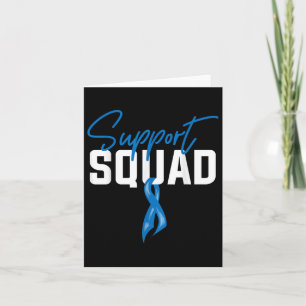Ondersteuning voor Colon Cancer Squad Blue Ribbon Kaart