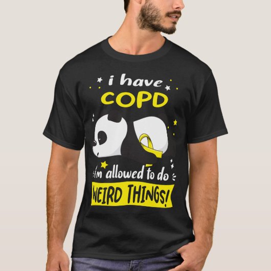 Ondersteuning voor COPD Awareness Giften T-shirt (Voorkant)