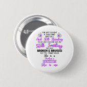 Ondersteuning voor Crohn's Warrior Gifts Ronde Button 5,7 Cm (Voorkant /achterkant)