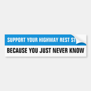 ONDERSTEUNING VOOR DE STOPEN VAN DE HOOGSTE REST . BUMPERSTICKER