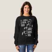 Ondersteuning voor Dog in Training Patch Emotional Trui (Voorkant volledig)