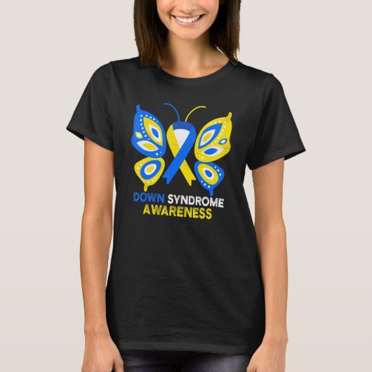 Ondersteuning voor downsyndroombewustmaking Butter T-shirt (Voorkant)