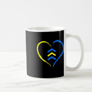 Ondersteuning voor downsyndroombewustwording en 3- koffiemok