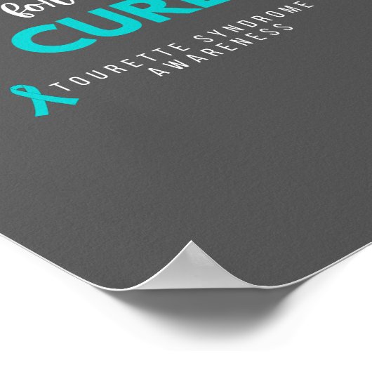 ondersteuning voor een geneesmiddel Tourette Syndr Poster (Hoek)