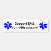 Ondersteuning voor EMS Bumpersticker (Voorkant)