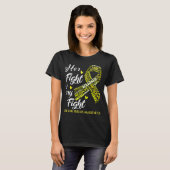 Ondersteuning voor Endometriosis Warrior Gifts T-shirt (Voorkant volledig)