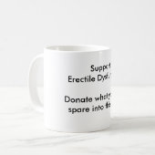 Ondersteuning voor Erectiteale dyfunctie Koffiemok (Voorkant links)