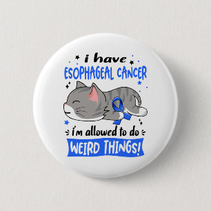 Ondersteuning voor Esophageal Cancer Awareness Rib Ronde Button 5,7 Cm