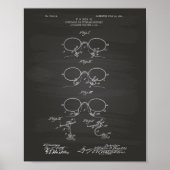 Ondersteuning voor Eyeglass 1904 Kunstbord voor pa Poster (Voorkant)