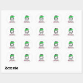 Ondersteuning voor gehandicaptenbewustzijn ronde sticker (Vel)
