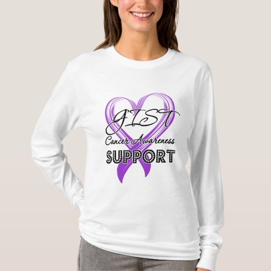 Ondersteuning voor GIST Cancer Awareness T-shirt (Voorkant)