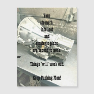 Ondersteuning voor Him Magnetic Wenskaart