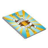 Ondersteuning voor hoofdgamer Gele Cartoon spuit Notitieboek (Rechterzijde)