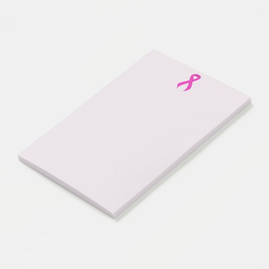 Ondersteuning voor hot-roze lint post-it® notes (Schuin)