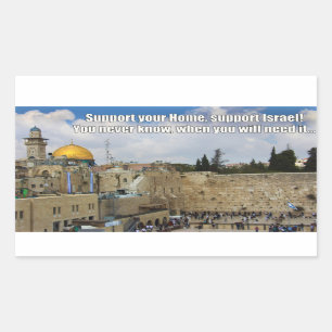Ondersteuning voor Israel Sticker