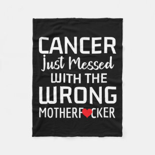 Ondersteuning voor kankerbewustwording Get Well Ca Fleece Deken
