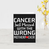 Ondersteuning voor kankerbewustwording Get Well Ca Kaart (Gele Bloem)