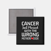 Ondersteuning voor kankerbewustwording Get Well Ca Magneet (Voorkant / Achterkant)