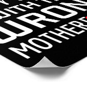 Ondersteuning voor kankerbewustwording Get Well Ca Poster (Hoek)