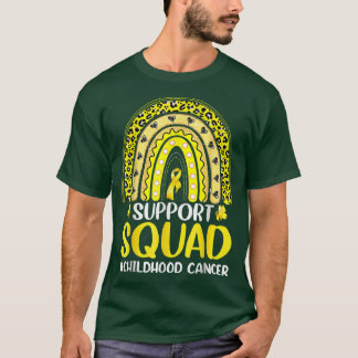 Ondersteuning voor kinderkanker Squad Gold Ribb T-shirt