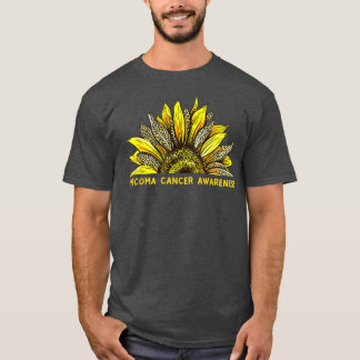 Ondersteuning voor Leopard Sunflower Sarcoma Cance T-shirt